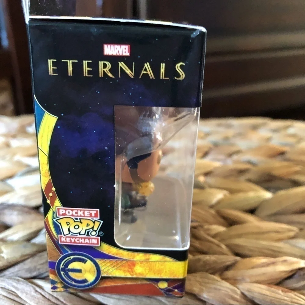 Funko Pop Marvel: Eternals, Gilgamesh bobble-head pocket keychain